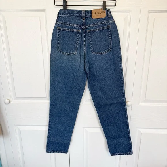 Vintage LA BLUES denim mom jeans Sz 6 - Picture 4 of 8
